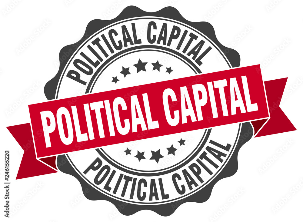 Fototapeta premium political capital stamp. sign. seal