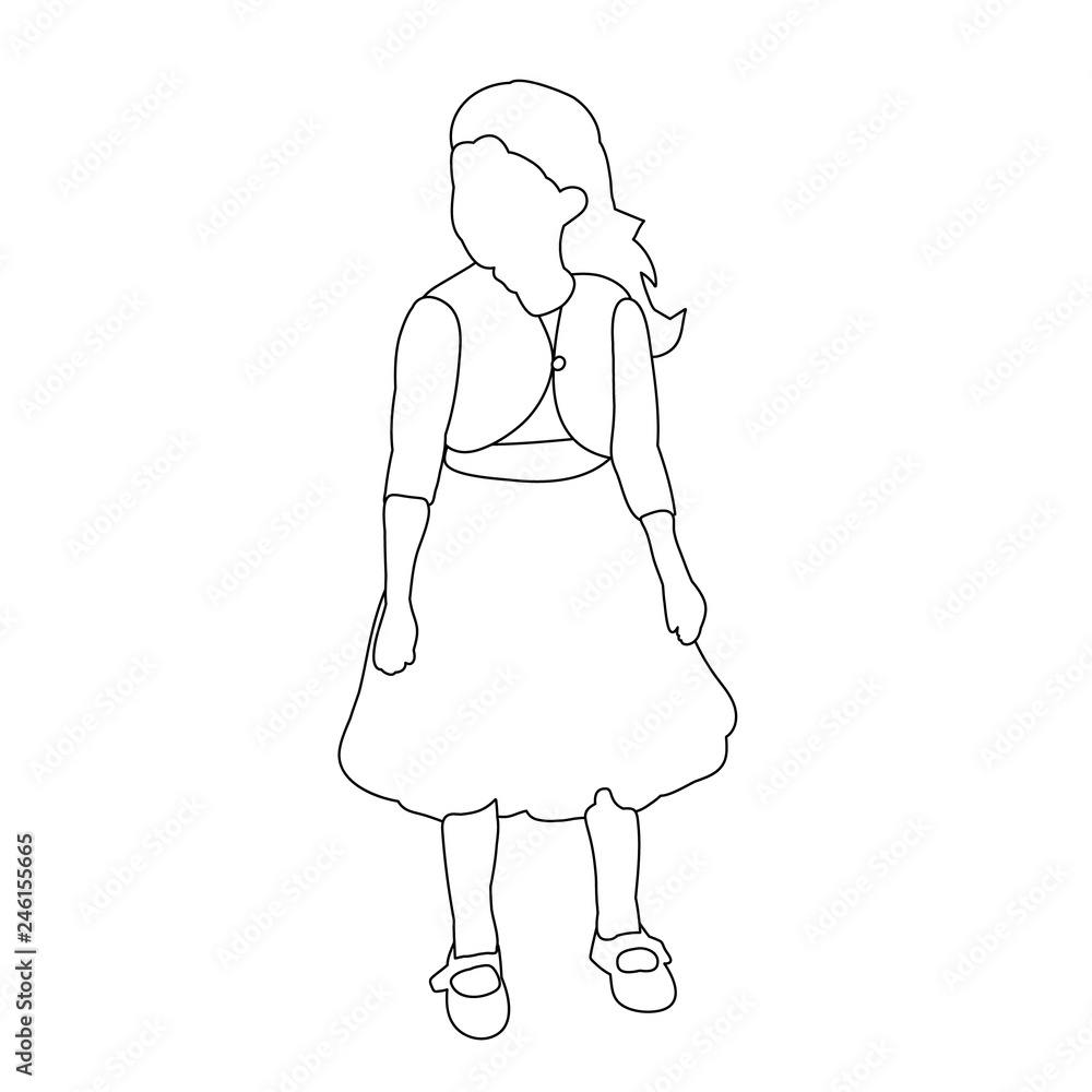 isolated, child sketch, icon isolated, child sketch, icon