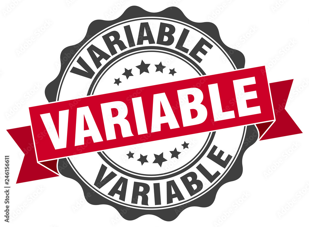 Obraz premium variable stamp. sign. seal