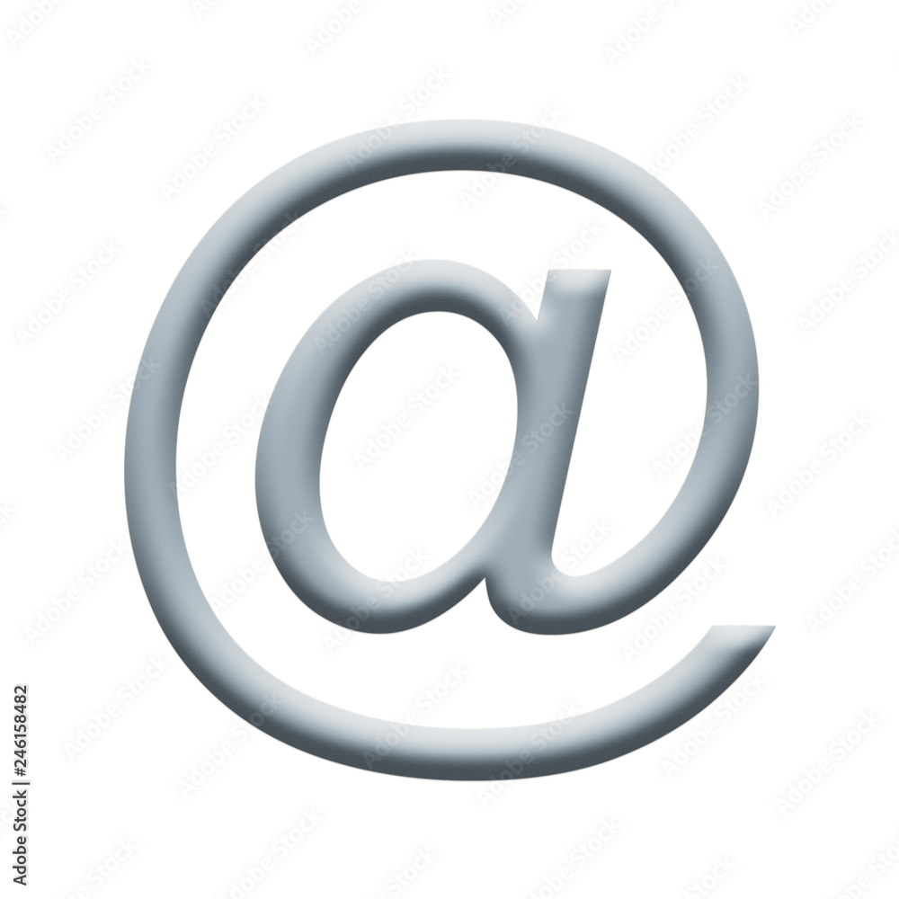 Email Symbol Monkey Icon Isolated On White Background Email Symbol Monkey Icon Isolated On White Background