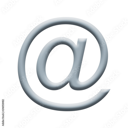 Email Symbol Monkey Icon Isolated On White Background