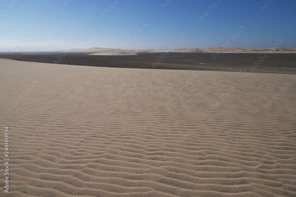 Sanddünen der Skelettküste (Dorob Nationalpark) in Namibia