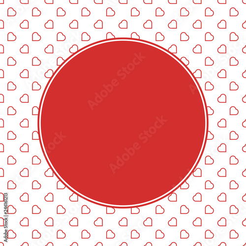 Red Hearts Seamless Love Background Pattern for Valentine s or Mother s Woman day for banner romantic cards wrapping paper decoration . Birthday   wedding and marriage designs.
