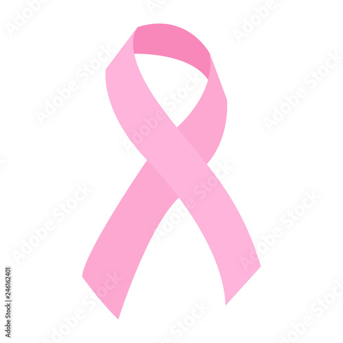Pink breast cancer awarness ribbon vector