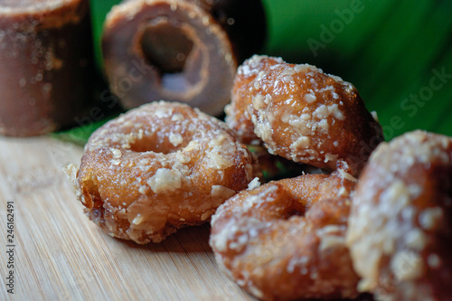 Konstfotografi Traditional Malay Kueh (kuih) called Keria Gula Melaka
