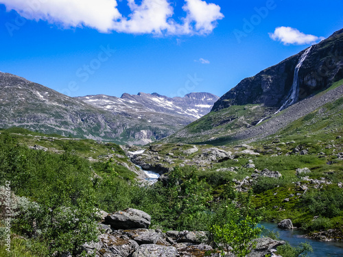 Beautiful Norwegian nature, mountains