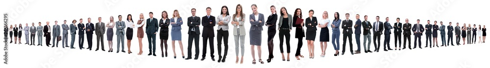 leader and professional business team standing together. leader and professional business team standing together.