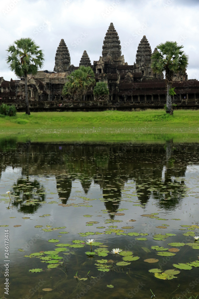 Front side of the main complex, Angkor Wat, Cambodia 