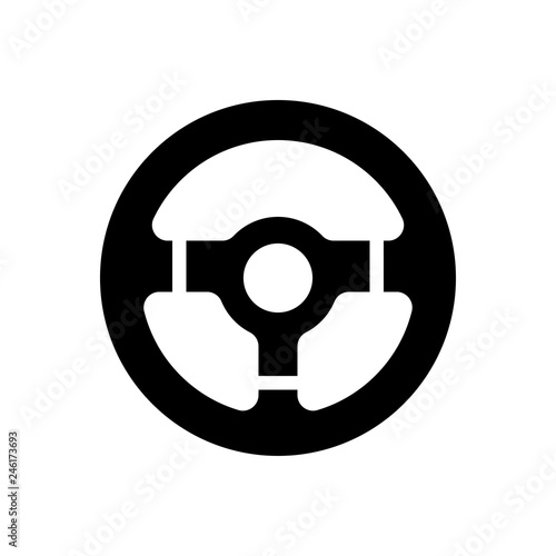 Steering car icon