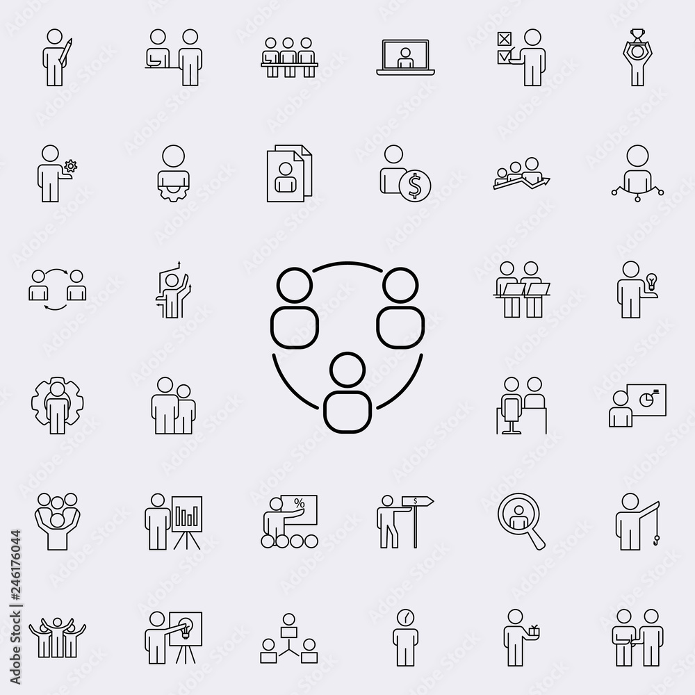 business communication icon. Business Organisation icons universal set for web and mobile business communication icon. Business Organisation icons universal set for web and mobile