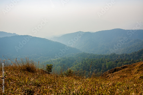 Viewpoint at Doimonjong in Chiangmai,Thailand. photo