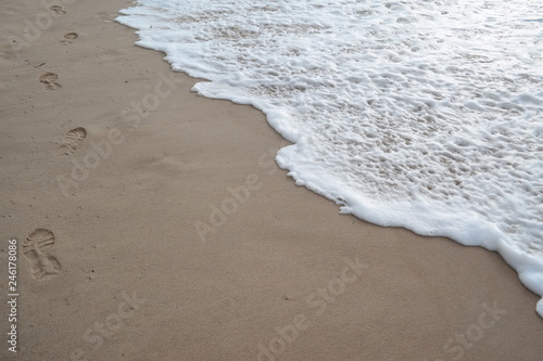 Welle am Strand