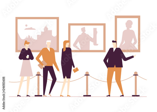 Cultural life - flat design style colorful illustration