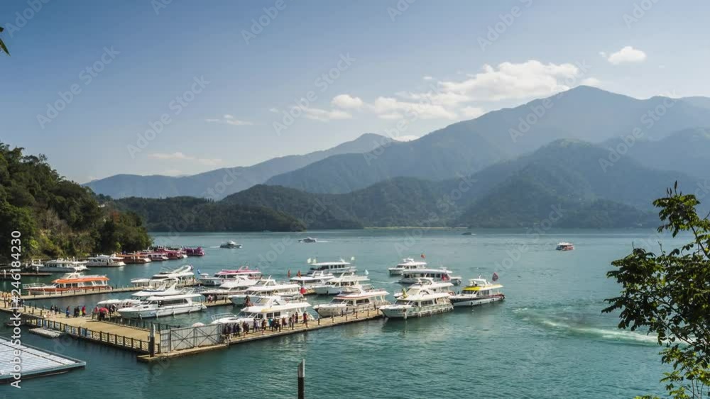 Chaowu Wharf, Sun Moon Lake, Taiwan Chaowu Wharf, Sun Moon Lake, Taiwan