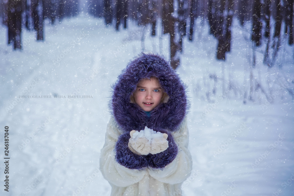girl in the snow girl in the snow