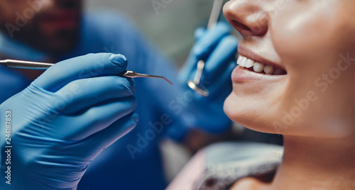 Photo Woman in dental clinic
