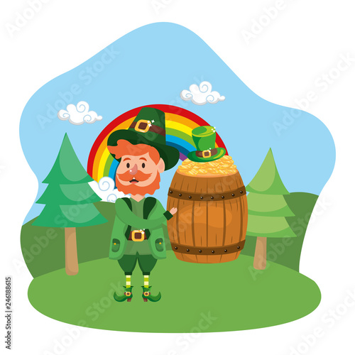 leprechaun gold rainbow photo