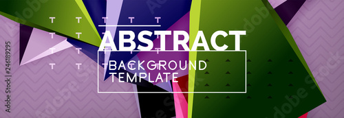 3d triangular shapes geometric background. Origami style pattern with triange shapes for decorative design. Poster design. Line design. Modern presentation template