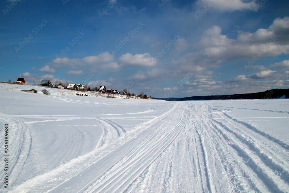 road in winter