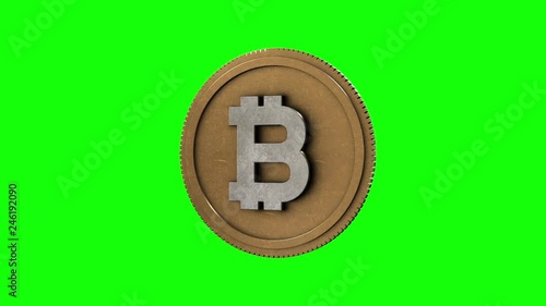 Bit Coin spinning loop