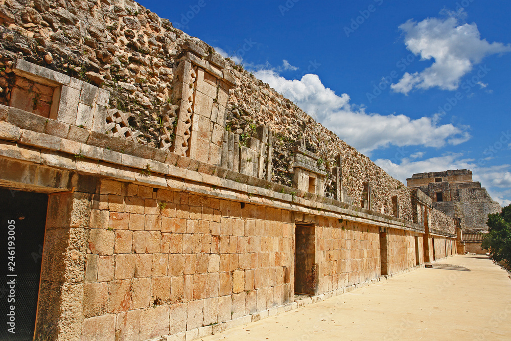 Uxmal - ancient Maya city of the classical period in present-day Mexico. 