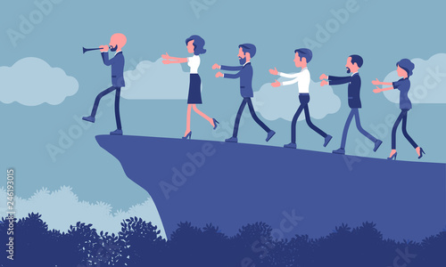 Blind faith followers moving to danger