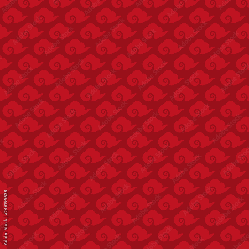 Lunar New Year Seamless Pattern - Red pattern design for Lunar or Chinese New Year Lunar New Year Seamless Pattern - Red pattern design for Lunar or Chinese New Year
