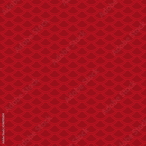 Lunar New Year Seamless Pattern - Red pattern design for Lunar or Chinese New Year