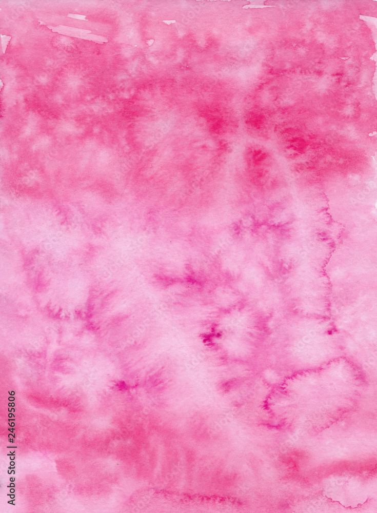 Watercolor pink paper