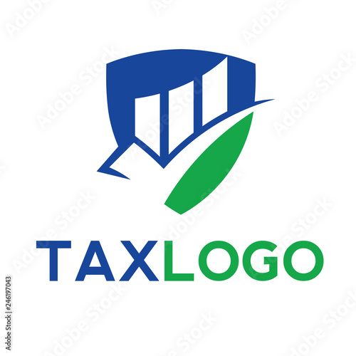 Tax and Accounting, Bookeping Logo Vector