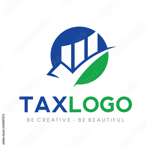 Tax and Accounting, Bookeping Logo Vector