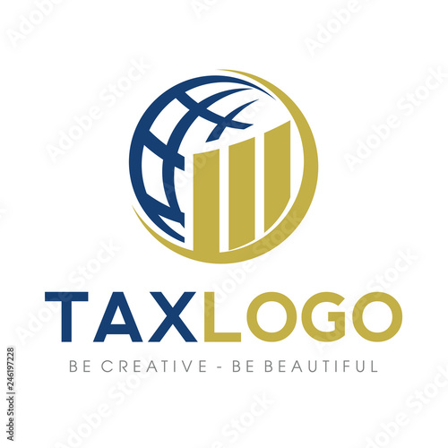 Tax and Accounting, Bookeping Logo Vector