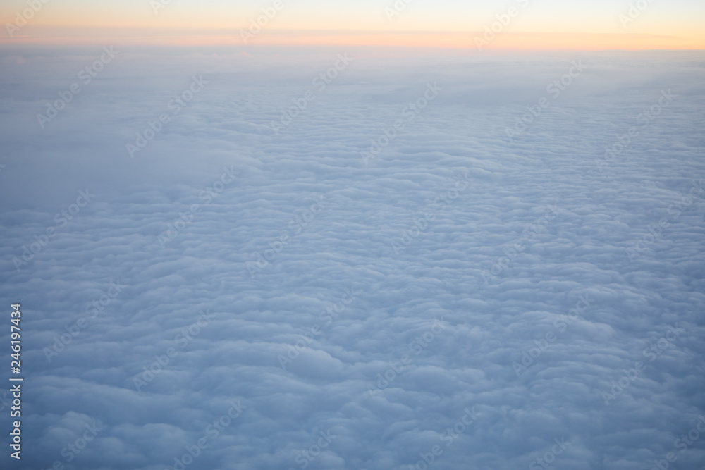 dense clouds natural background