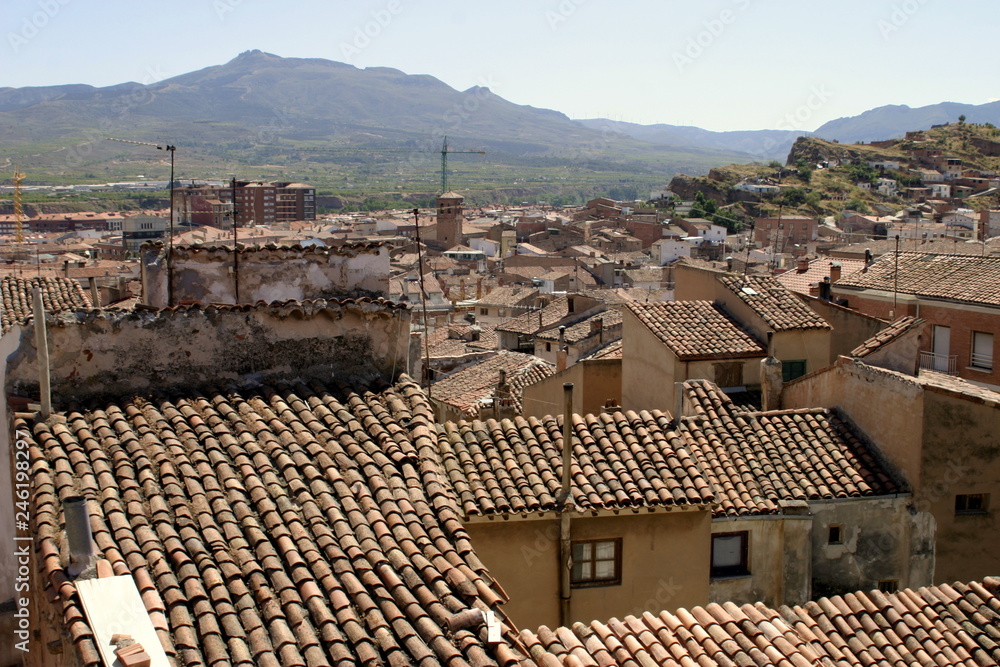Village in Calahorra. La Rioja. Spain