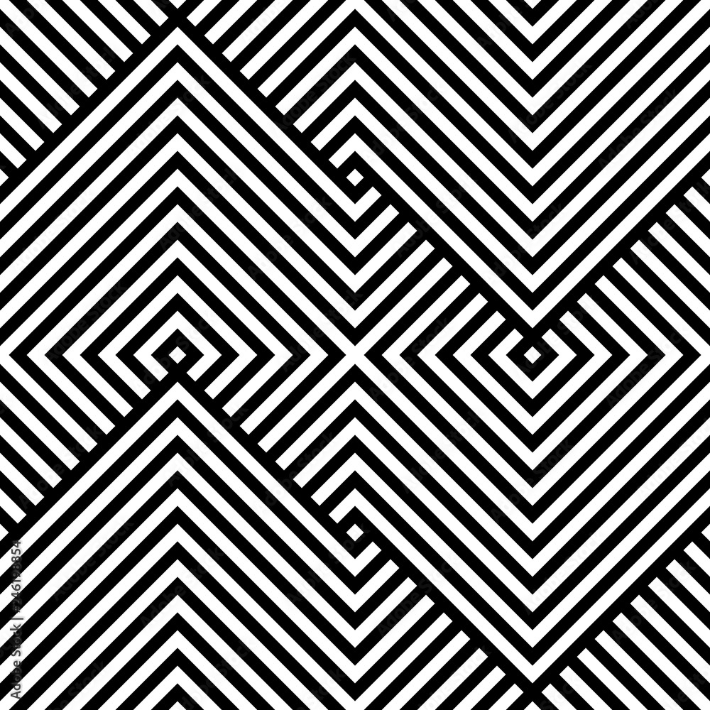 Vector geometric pattern. Seamless braided linear pattern. Vector geometric pattern. Seamless braided linear pattern.