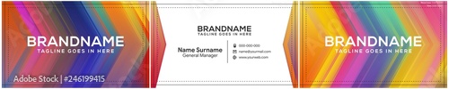Modern creative and clean business card template, polygon background, flyer design, name card template. Corporate identity with abstract illustration. Vector company style for brandbook