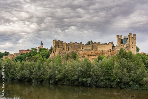 The Castle of Valencia de Don Juan is a historical building, a peninsular reference of Gothic-military architecture. (Provincian de Leon, Spain)