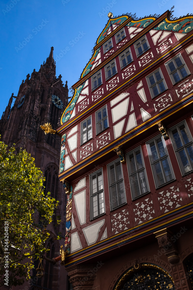 Fototapeta premium The new Frankfurt Old Town, Germany