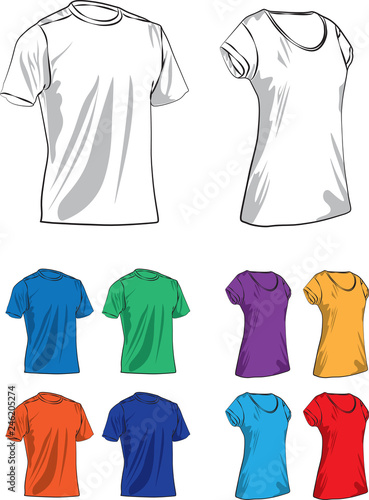 T-shirts vector illustration