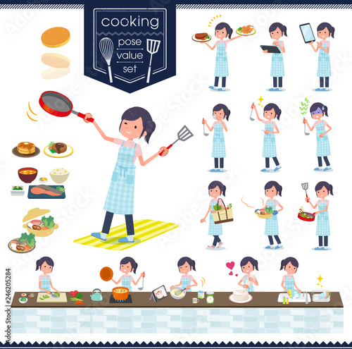 flat type chiropractor women_cooking