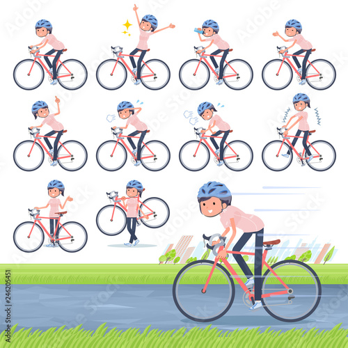 flat type chiropractor women_road bike