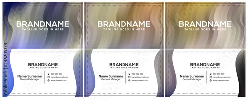 modern creative and clean business card template, polygon background, flyer design, name card template. Corporate identity with abstract illustration. Vector company style for brandbook