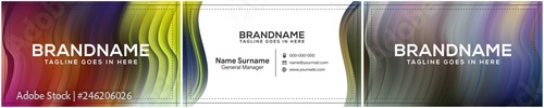 modern creative and clean business card template, polygon background, flyer design, name card template. Corporate identity with abstract illustration. Vector company style for brandbook