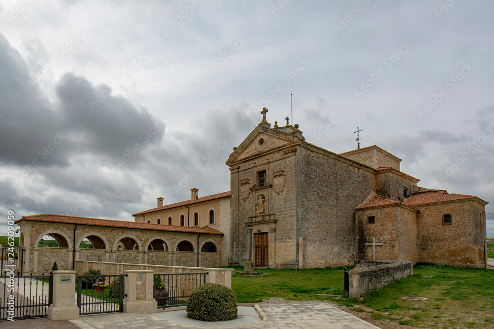  view of the old monastery today residence of old people of Peñaranda de Duero