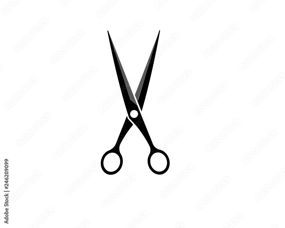 scissor icon logo vector illustration scissor icon logo vector illustration