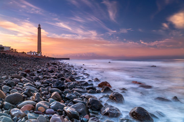 Keuken achterwand Kust Vuurtoren Maspalomas op Gran Canaria  © Marcin Kaminski