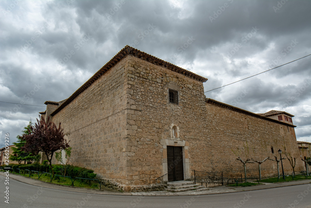 Monastery of the Franciscan Conceptionist Mothers of Peñaranda de Duero in the province of Burgos, Spain