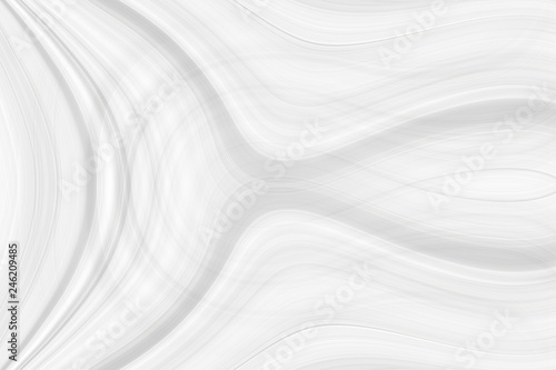 Graphic symmetrical pattern for wallpaper and packaging for various purposes. The background is gray and white with a gradient texture of stripes, lines, waves and geometric shapes.