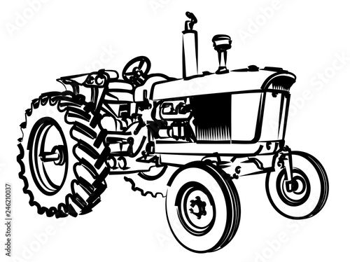 The Tractor Sketch.