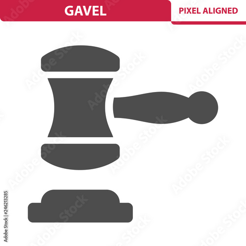 Gavel Icon © 13ree_design